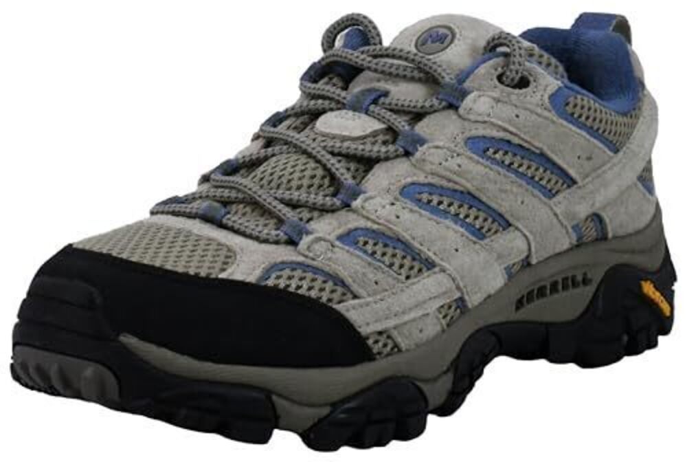 MERRELL WOMEN'S MOAB 2 VENT HIKING SHOE, ALUMINUM/MARLIN, 10 M US